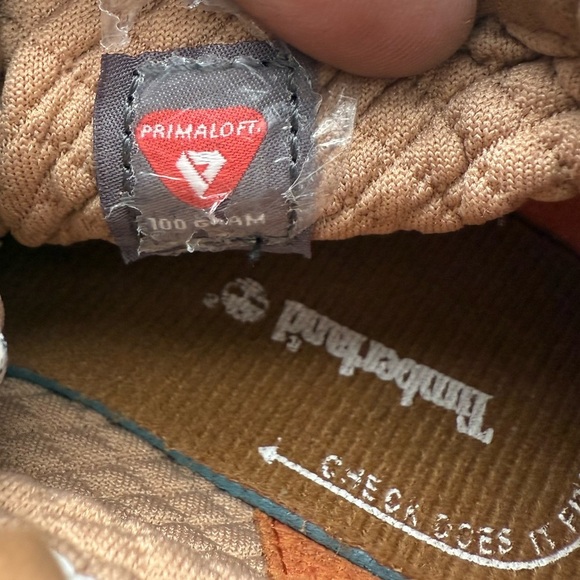 Toddler Timberland Tan Boots Ankle Boots - Almost new condition Sz US 8 - Picture 2 of 12